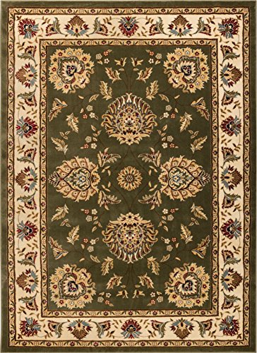 3 ft. 11 in. x 5 ft. 3 in. Timeless Abbasi Traditional Area Rug - Green