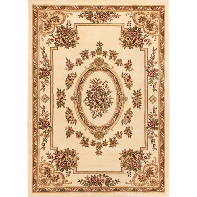 Picture of Infinity Home 36325 5 ft. 3 in. x 7 ft. 3 in. Timeless Le Petit Palais Traditional Area Rug - Ivory