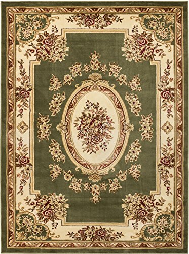 36353 2 ft. 3 in. x 3 ft. 11 in. Timeless Le Petit Palais Traditional Area Rug - Green -  Well Woven