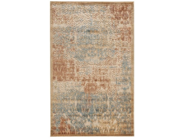 Graphic Illusions GIL09 Light Gold Rug - 5 ft. 3 in. x 7 ft. 5 in.