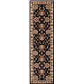 Infinity Home 36032 2 ft. 3 in. x 7 ft. 3 in. Timeless Abbasi Traditional Runner Area Rug - Black Infinity Home 36032 2 ft. 3 in. x 7 ft. 3 in. Timeless Abbasi Traditional Runner Area Rug - Black