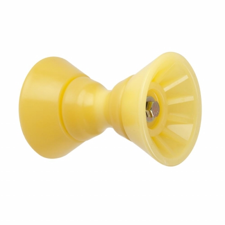 Bow Bell Roller Assembly Yellow TPR - 4 in.