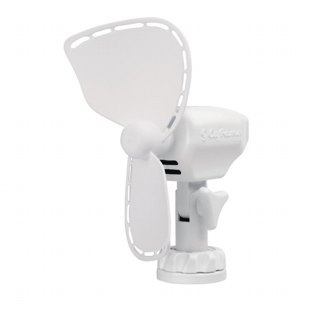 12V 2-Speed 7 in. Fan - Direct Wire - White