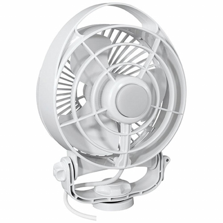 Picture of Caframo 7482CAWBX Maestro 12V 3-Speed 6 in. Marine Fan With LED Light- White