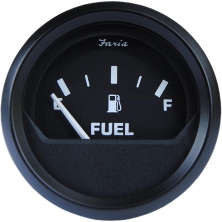 Picture of Faria Beede Instruments 12801 2 in. Euro Black Fuel Level Gauge