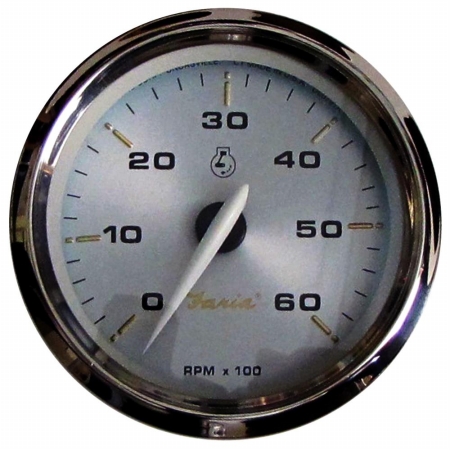 Picture of Faria Beede Instruments 39004 4 in. Kronos Tachometer - 6&#44;000 RPM Gas