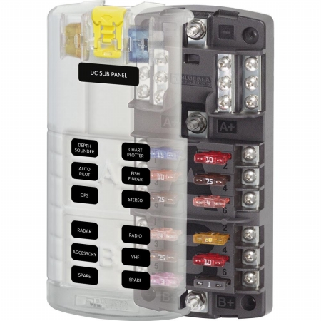 s  ST-Blade Split Bus Fuse Block