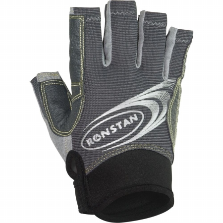 Ronstan RF4880L Sticky Race Gloves With Cut Fingers - Grey - Large