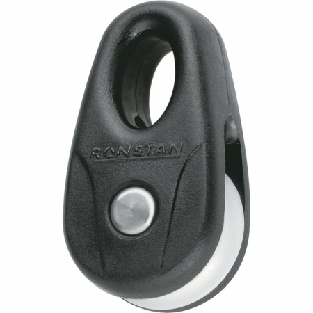 RF13101-2 Kite Block - Black With White Sheave - Pair