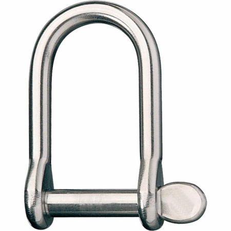 Ronstan Stainless Steel Wide "D" Shackle with 1/4" Pin | For Sailing | by West Marine