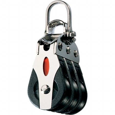 Series 20 ball Bearing Block - Triple - 2-Axis Shackle head -  Ronstan, RO1089603