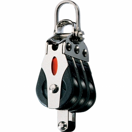 Series 20 Ball Bearing Block - Triple - Becket - 2-Axis Shackle Head -  Ronstan, RO799272