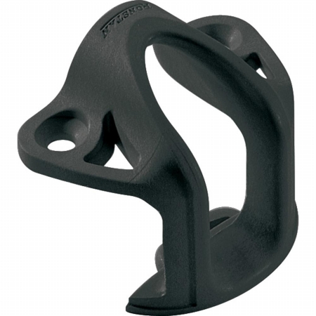 Front Mounted Cleat Fairlead - Small - Black