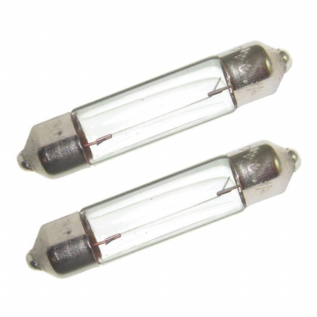 Double Ended Festoon Bulbs 12V, 10W, 0.74A Pair