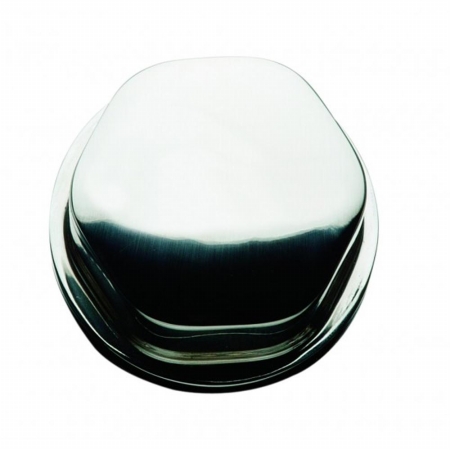 Faux Center Nut For Cast Steering Wheels - Chrome & Plastic