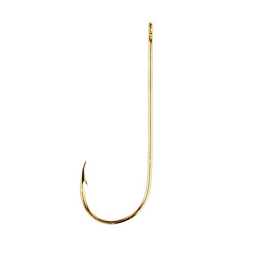 Aberdeen Light Wire Non-Offset Hook- Gold - Size 8