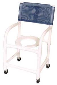 Picture of MJM International E118-3TW-SQ-PAIL-FF Echo Shower Chair 18 in.