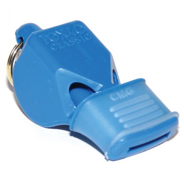 Picture of Olympia Sports WH071P Fox Classic CMG Officials Whistle &amp; Lanyard - Blue