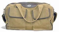 Picture of ZeppelinProducts MSSU-BWX1-KHK Mississippi State Duffel Bag Waxed Canvas- 21 x 15 x 12