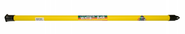 CanDo Slim WaTE Exercise Weight Bar, 2 lb., Yellow