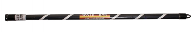 CanDo Slim WaTE Exercise Weight Bar, 7.5 lb., Black Stripe