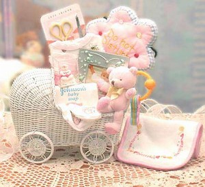Gift Basket Drop Shipping 89052-P Bundle of Joy Baby Carriage - Pink