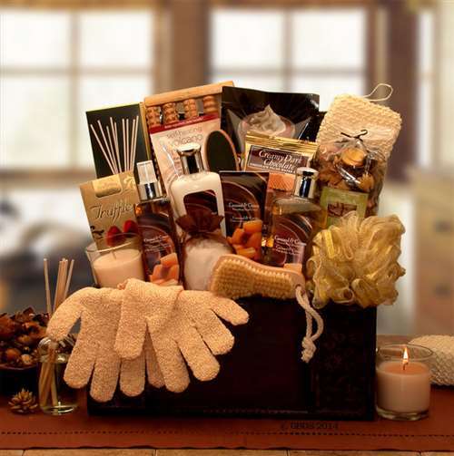 Picture of Gift Basket Drop Shipping 8413592 Caramel Spa Treasures Gift Chest