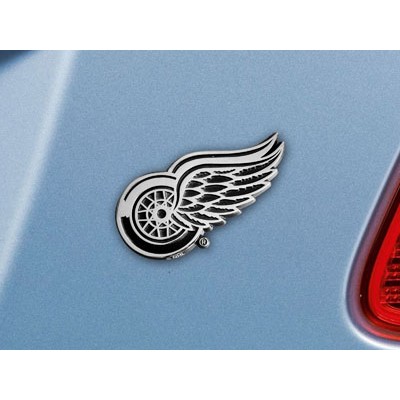 Picture of Fan Mats FAN-14794 Detroit Red Wings Nhl Chrome Car Emblem - 2.3 x 3.7 in.