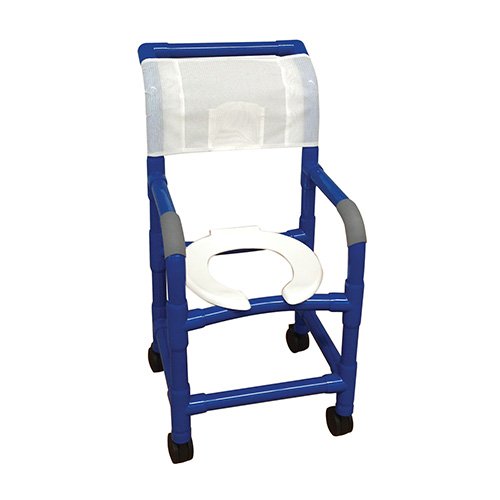 Picture of MJM International B115-3TW Blue Shower Chair 15 in.