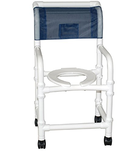 Picture of MJM International 118-3TW-KD-SSDE Knocked Down Standard shower chair- 18 in.