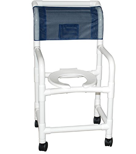Picture of MJM International 118-3TW-SSDE-FF Shower Chair 18 in.