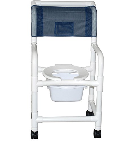 Picture of MJM International 118-3TW-SQ-PAIL Shower Chair 18 in.