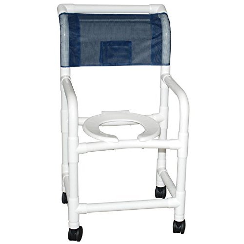 Picture of MJM International 118-3TW-LSB-18-SSDE-10QTC-PS-18-S-SF Shower Chair 18 in.