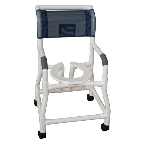Picture of MJM International 118-3TW-FS-ROS Shower Chair 18 in.