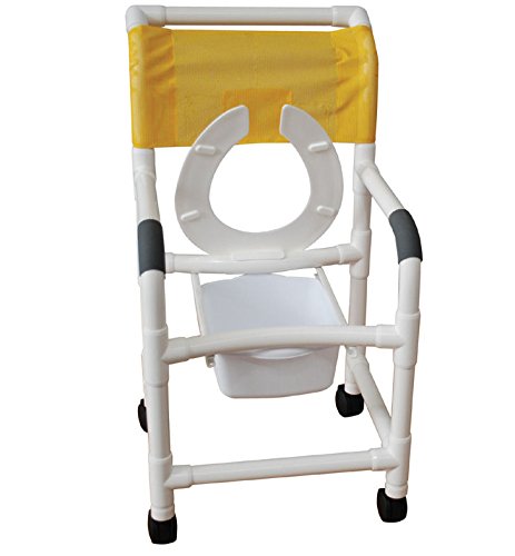 Picture of MJM International 118-3TW-FS-FLS-BB-18-FF-SQ-PAIL Shower Chair 18 in.