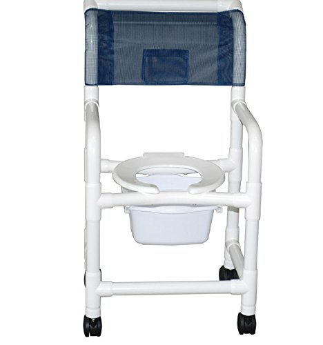 Picture of MJM International 118-3TW-OF-DDA-SQ-PAIL Shower Chair 18 in.
