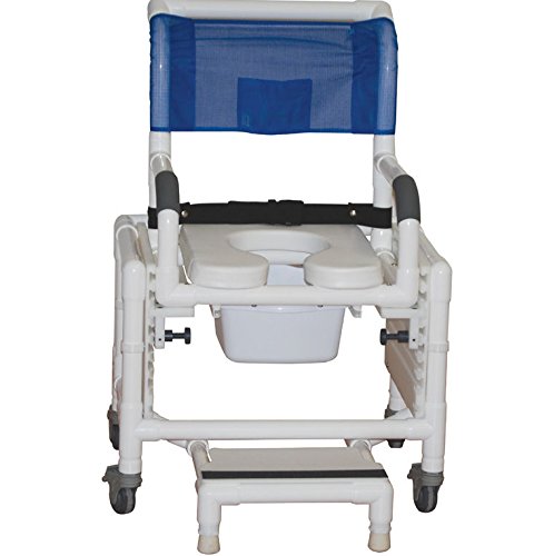 Picture of MJM International 118-5TL-SFS-SSDE-SQ-PAIL Shower Chair 18 in.
