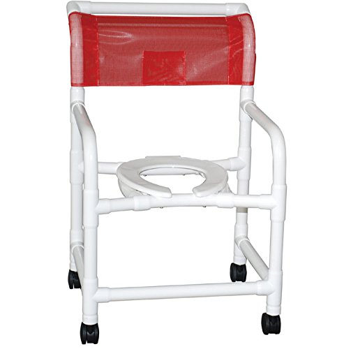 Picture of MJM International 122-3TW-ADJ-10-QT-C Adjustable height shower chair 22 in.