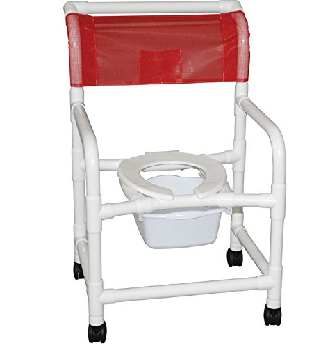 Picture of MJM International 122-4-DDA-SQ-PAIL Wide Shower Chair 22 in.