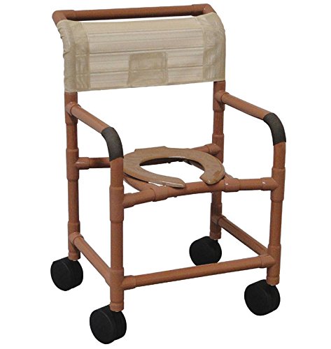 Picture of MJM International 122-5TL-DDA-SSDE-SFS-SQ-PAIL Shower Chair 22 in.