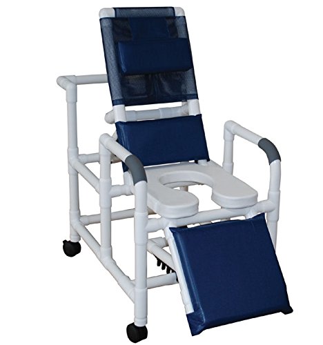 Picture of MJM International 193-24-SSDE Reclining Shower Chair 24 in.