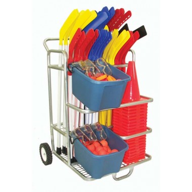 Picture of Olympia Sports EC001M Hockey Equipment Cart