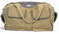 Picture of ZeppelinProducts UTX-BWX1-KHK Texas Duffel Bag Waxed Canvas- 21 x 15 x 12