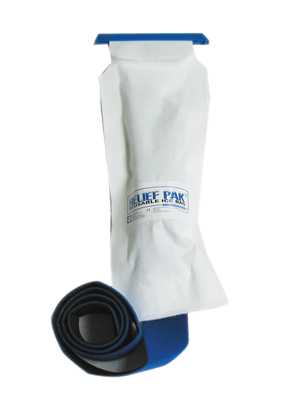 Picture of Fabrication Enterprises 11-1241 Relief Pak Insulated Ice Bag- Hook-Loop Band- Small - 5 x 13 in.