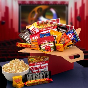 Picture of Gift Basket Drop Shipping 819412-RB10 Blockbuster Night Movie Care Package with 10.00 Redbox Gift Card
