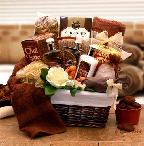 Picture of Gift Basket Drop Shipping 8413602 Caramel Indulgence Spa Relaxation Gift Hamper