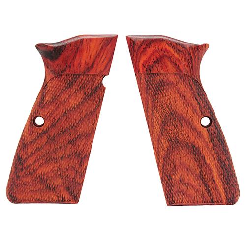 Picture of Hogue 09811 Browning Hi Power Grips - Checkered Coco Bolo