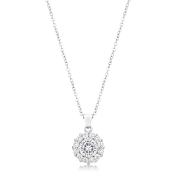 Bella Bridal Pendant In Clear