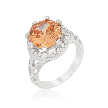 Champagne Organic Cocktail Ring Size - 09