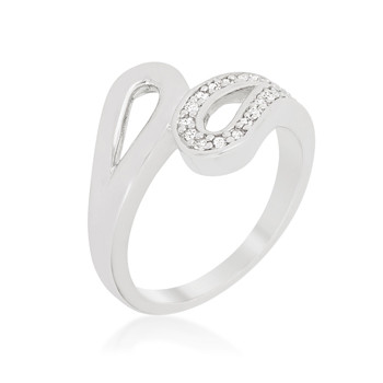 Fancy Split Shank Contemporary Ring Size - 08